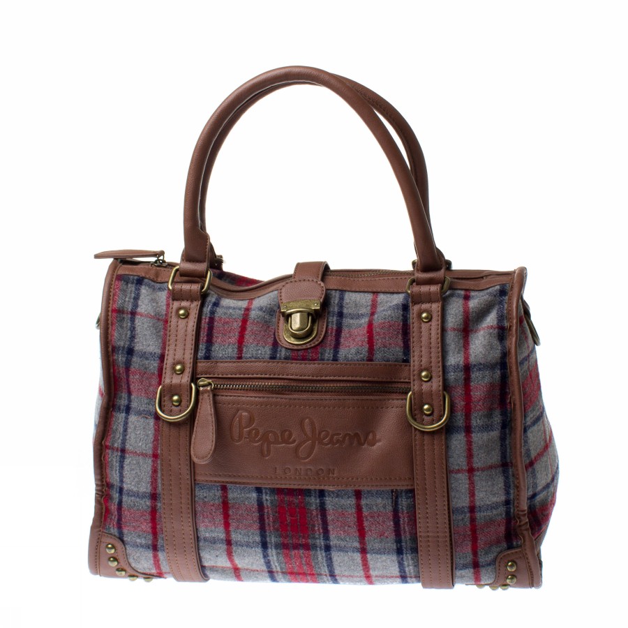 Pepe Tartan Dulwich Bag