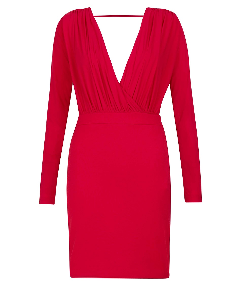 Red Gabby Dress - www.clothing.ie