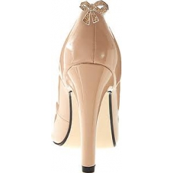 Gold Bow Blingbacks - Clear