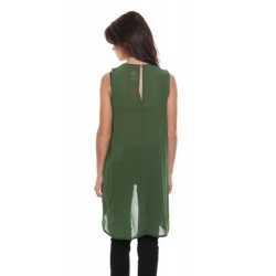 Green Chiffon Tunic
