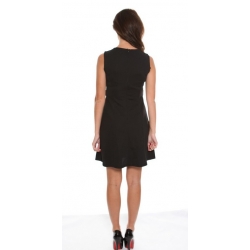 Woven Black Dress