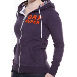 Superdry Wool Hoodie - Purple