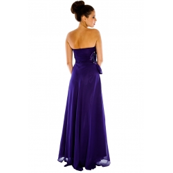 Purple Chiffon Debs Dress