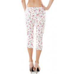 Floral Print Trousers