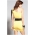 Yellow One Shoulder Back