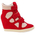 Red/Beige Hi-Tops