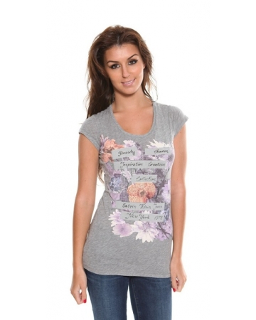 Floral Print T Shirt